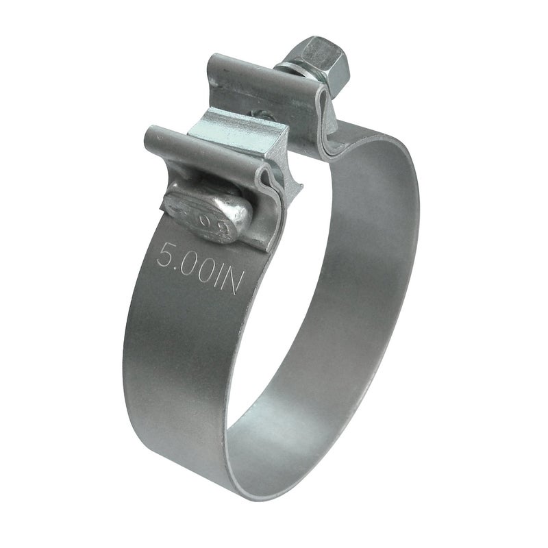 ROADFORMER 5 inch Exhaust Clamp Narrow Band Clamps - Aluminized Steel Muffler Clamps - Image 1